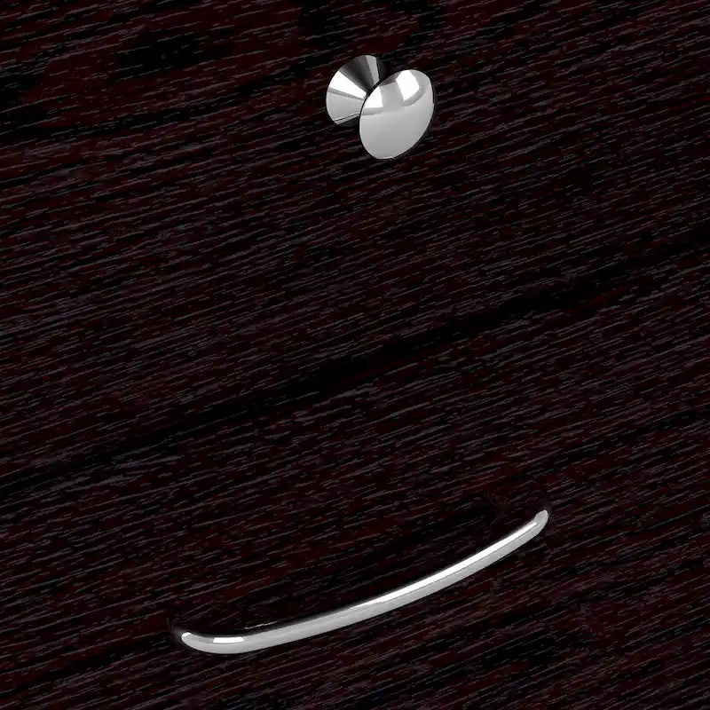 Bureau d'angle avec tiroir classeur, tiroir caisson et casier ouvert, coloris Chêne Expresso / Merisier / Gris Frêne / Blanc / Gris Bruyère / Gris Moderne – Unité simple