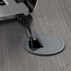 Bureau d'angle avec tiroir classeur, tiroir caisson et casier ouvert, coloris Chêne Expresso / Merisier / Gris Frêne / Blanc / Gris Bruyère / Gris Moderne – Unité simple