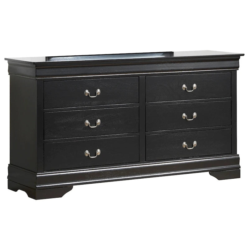 Commode de chambre en placage de bois miel / cappuccino / beige / sarcelle / chêne / argent / noir / gris / cerisier / rose, avec tiroirs à queue d'aronde et coulisses métalliques – Unité individuelle