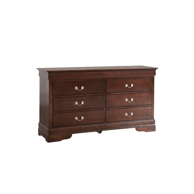 Commode de chambre en placage de bois miel / cappuccino / beige / sarcelle / chêne / argent / noir / gris / cerisier / rose, avec tiroirs à queue d'aronde et coulisses métalliques – Unité individuelle