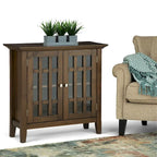 Armoire de rangement transitoire en bois massif avec 4 tiroirs et étagères réglables – Unité individuelle – Brun foncé / Brun miel / Naturel rustique / Brun doré clair / Brun hickory