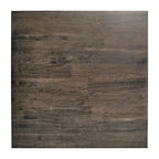 Table d'appoint rustique en bois massif à cadre en X, gris foncé/noyer/gris acacia et blanc rustique – Unité unique