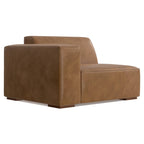 Canapé modulaire moderne – 2 places, Caramel / Gris clair / Terre de Sienne