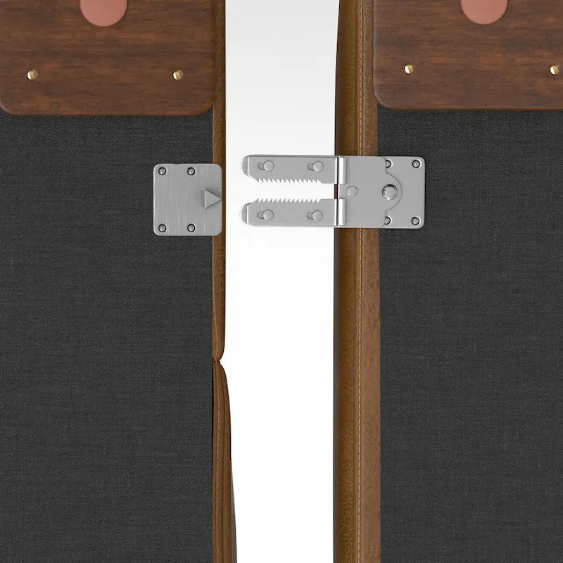 Canapé modulaire moderne – 2 places, Caramel / Gris clair / Terre de Sienne