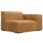 Canapé modulaire moderne – 2 places, Caramel / Gris clair / Terre de Sienne