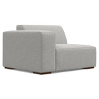 Canapé modulaire moderne – 2 places, Caramel / Gris clair / Terre de Sienne