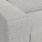 Canapé modulaire moderne – 2 places, Caramel / Gris clair / Terre de Sienne